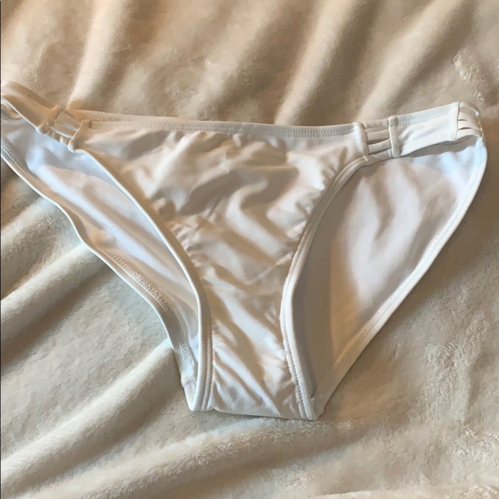 White swim bottoms